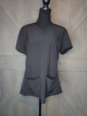 GT Performance Women's Black Scrub Top Size Medium